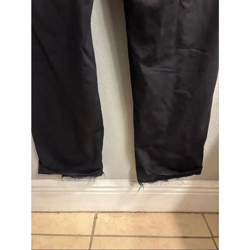 Black Pleated Dress Trousers
